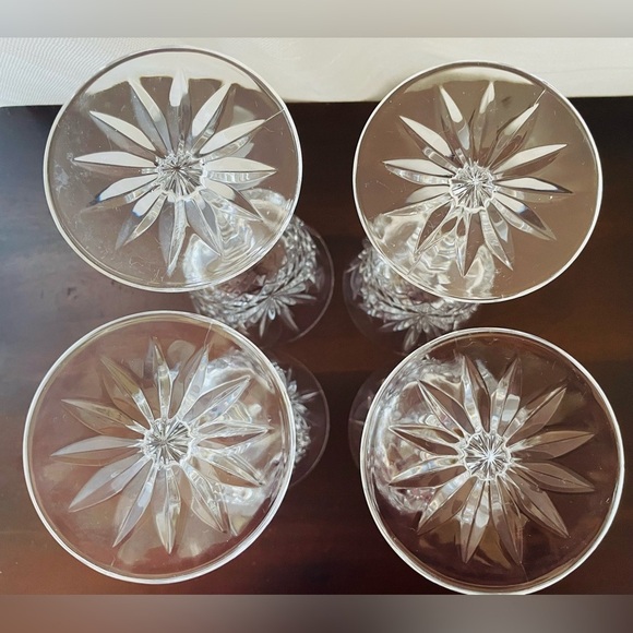 Four Mint Condition  Villemont by Cristal D'Arques-Durand Wine Glasses - Picture 5 of 5